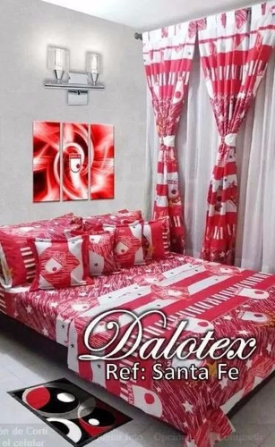 Juego Sabanas Santafé Cama Doble 144 Hilos Suave