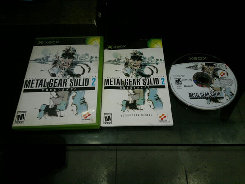 Metal Gear Solid 2 Substance Completo Para Xbox Normal