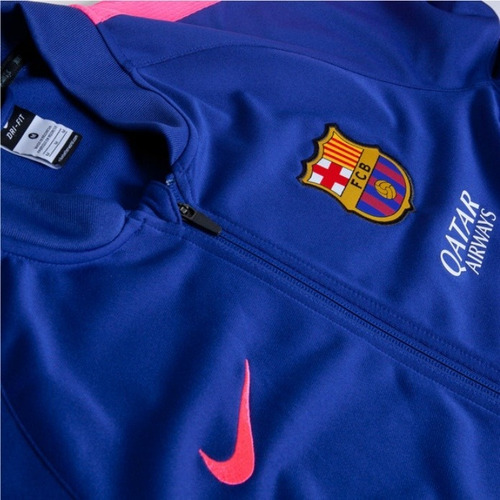 Chaqueta Nike Fc Barcelona Squad Sideline Knit - Azul/rosa