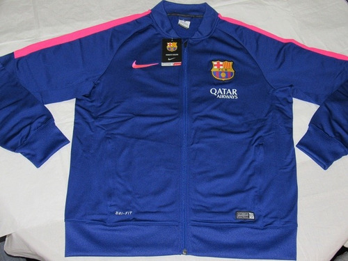 Chaqueta Nike Fc Barcelona Squad Sideline Knit - Azul/rosa