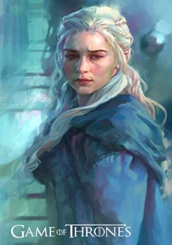 Game Of Thrones - Daenerys Targaryen - Lamina 45x30 Cm.