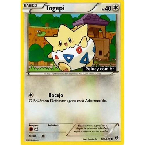 Togepi - Pokémon Normal Comum - 102/135 - Pokemon Card Game