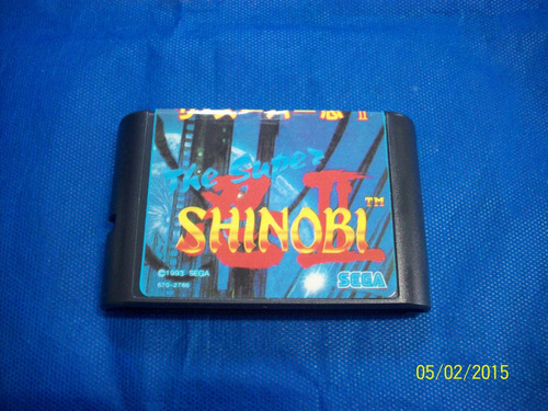 Rara Shinobi 2 Mega Drive Sega Testada!