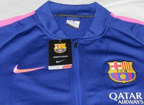 Chaqueta Nike Fc Barcelona Squad Sideline Knit - Azul/rosa