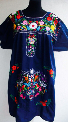 Vestidos Bordados Mexicanos Con Flores