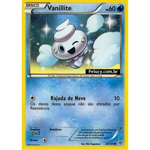 Vanillite - Pokémon Água Comum - 35/135 - Pokemon Card Game