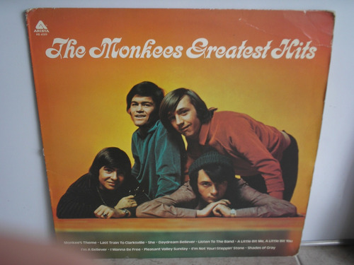 Lp Vinilo The Monkees Greatest Hits 1976 Printed Usa