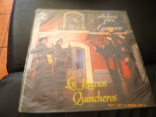 Vinilo Lp De Los Huasos Quincheros -boleros Para Enam (u1140