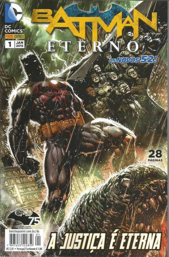 Batman Eterno 01 Novos 52 - Panini 1 - Bonellihq Cx108 I19