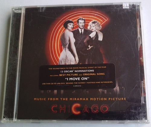 Chicago Music From The Miramax Motion Picture Cd De Fabrica