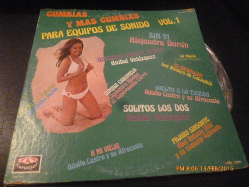Vinilo Lp De Cumbias Y Mas Cumbias (u1004