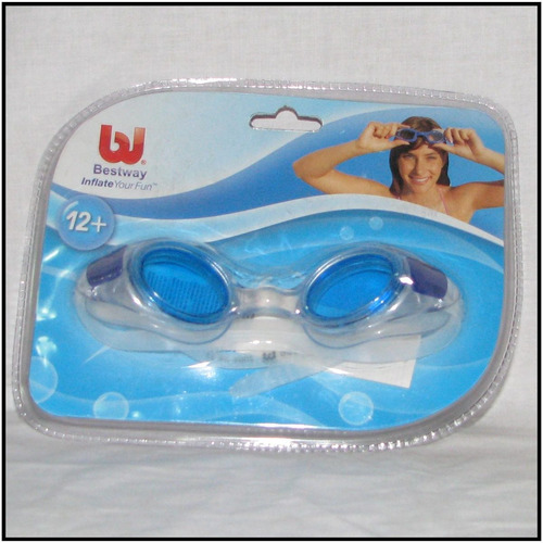 Imagen 1 de 9 de Lentes Natacion Policarbonato Cinta Silicon Piscina 21010