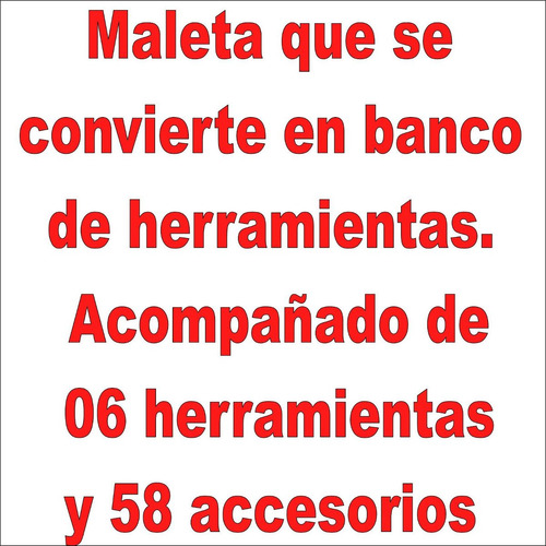 Maleta Banco Juego De Trabajo De Herramientas Niños + Acceso