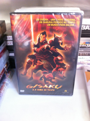 Dvd Original Do Filme Gisaku E A Chave Do Tempo (lacrado)