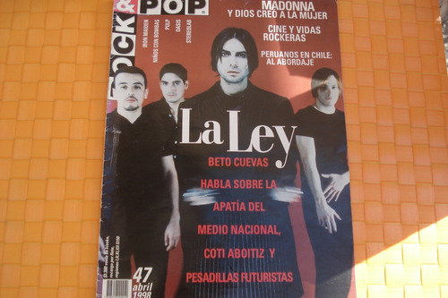 Revista Rock And Pop 47 La Ley