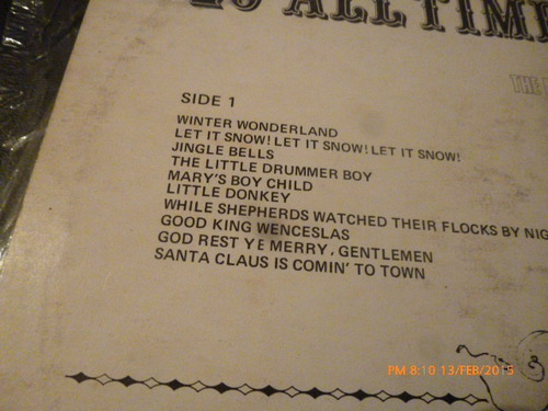 Vinilo Lp De 20 Christmas Party Sing Along (u999