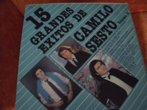 Lp Camilo Sesto 15 Grandes Exitos Vol 2,