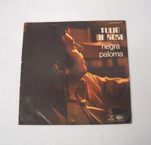 Tulio De Rose Negra Paloma Lp Vinilo Firmado