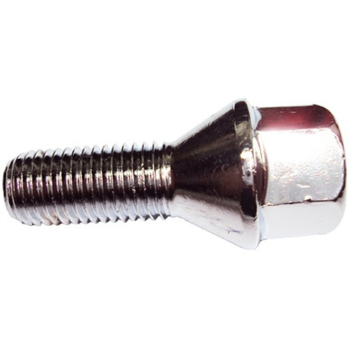 Imagem 4 de 5 de Jogo 20 Parafuso Roda Cromado M12x1,5x50mm Linha Gm Vw Multi