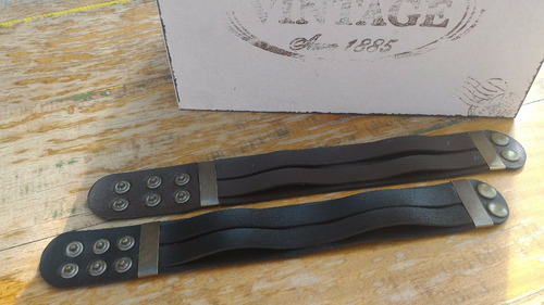 Bracelete Couro Legítimo - 3cm - Preto Ou Marrom