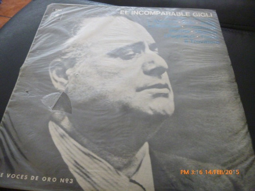 Vinilo Lp Beniamino Gigli --el Incomparable (u236