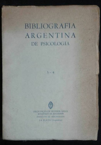 Biblioteca Argentina De Psicologia 3 - 4