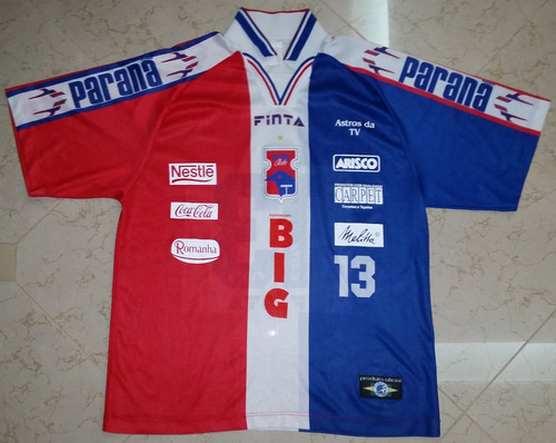 Rara Camisa 3 Paraná Clube 2000 Finta #13 Big Astros Da Tv