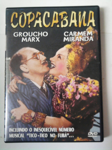 Dvd Copacabana Groucho Marx, Carmem Miranda 1947