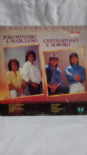 Disco Vinil Lp João Mineiro E M. & Chitãozinho E Xororó