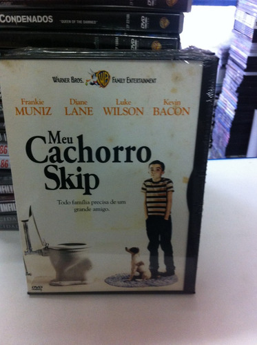 Dvd Original Do Filme Meu Cachorro Skip (lacrado)