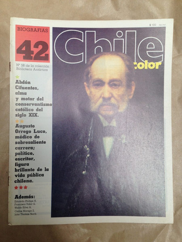 Chile A Color Fascículo Nº 42 Biografías