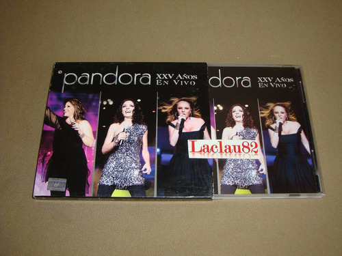 Pandora Xxv Años En Vivo 2011 Sony 2 Cds + Dvd Funda
