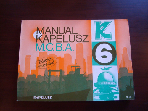 Manual Kapelusz 6° (mcba) Impecable, Nuevo, Listo Para Irse