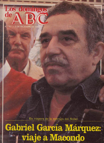 1982 Garcia Marquez Tapa Nota Suplemento Abc España Macondo