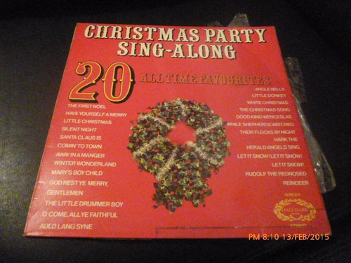 Vinilo Lp De 20 Christmas Party Sing Along (u999