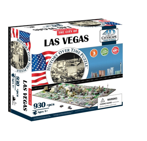 Rompecabezas  4d Cityscape Las Vegas Cty-4d107