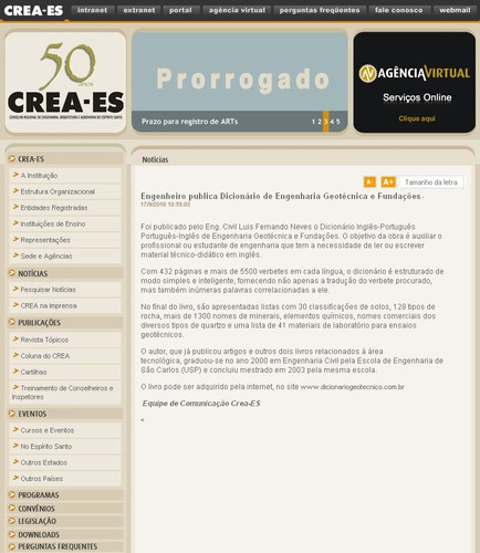Dicionário Ing-por Por-ing De Geotecnia E Fundações