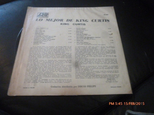 Vinilo Lp De King Curtis -- The Best( U842