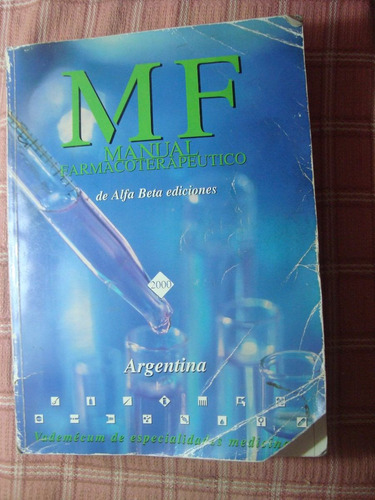 Manual Farmacoterapéutico De Alfa Beta Ediciones. 2000
