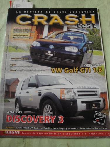 Revista Crash 64 Vw Golf Gti Rover Discovery 3 Bmw Serie 1