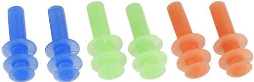 Imagen 1 de 3 de Tapones Para Oidos Natacion Silicona Tirabuzon Con Estuche