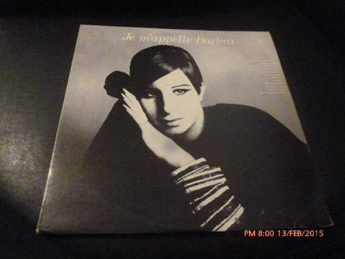 Vinilo Lp De Barbara Streisand -- Je'm Appelle Barbara(u1001