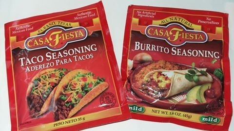 Condimentos Para Preparar Tacos Casa Fiesta Eeuu 45grs