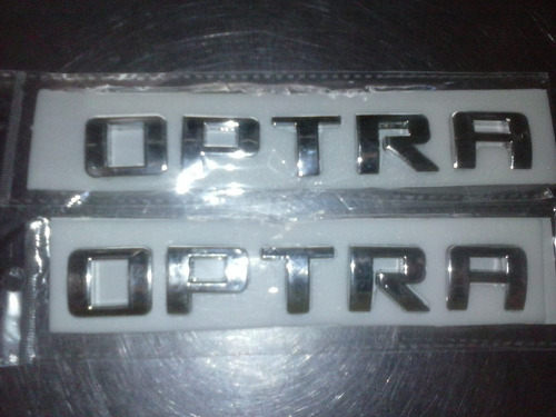 Letras Cromadas Emblema Chevrolet Optra