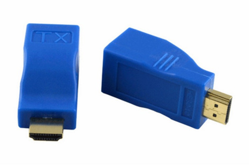 Imagem 3 de 6 de Extensor Adaptador Hdmi Ultra Hd Cabo Rj45 Pc Monitor Tv Led