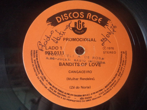 Compacto Bandicts Of Love - Cangaceiro Mulher Rendeira 1976