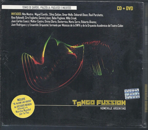 Victorio Menghi Album Tango Fussion Homenaje Argento Cd+dvd