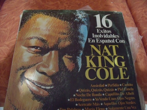 Lp Nat King Cole, 16 Inolvidables En Español