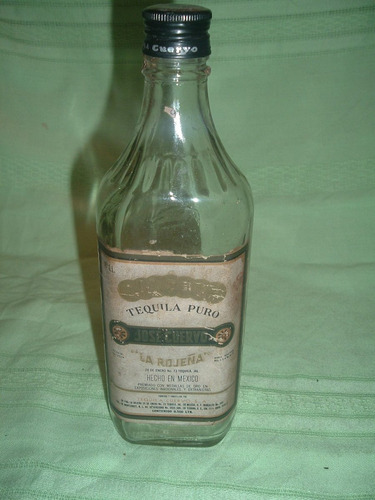 Botella De Vidrio Envase De Tequila