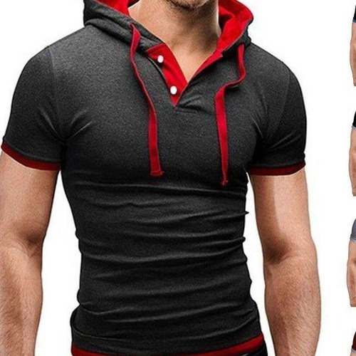 Polera Capucha Gorro Slim Fit Entrega Inmediata Talla M